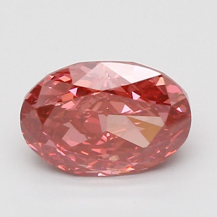 2.01 Ct. Fancy Vivid Pink Oval Lab Grown Diamond