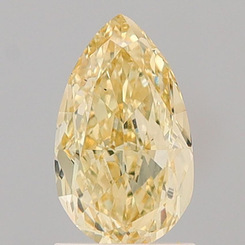 1.54 Ct. Fancy Yellow Pear Lab Grown Diamond