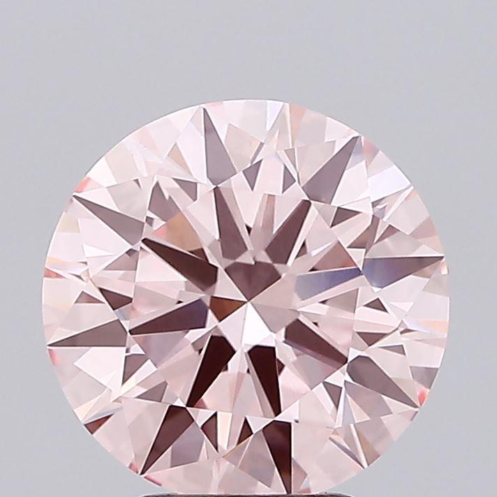 3.59 Ct. Fancy Intense Pink Round Lab Grown Diamond