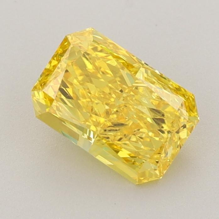 1.08 Ct. Fancy Vivid  Yellow Radiant Lab Grown Diamond