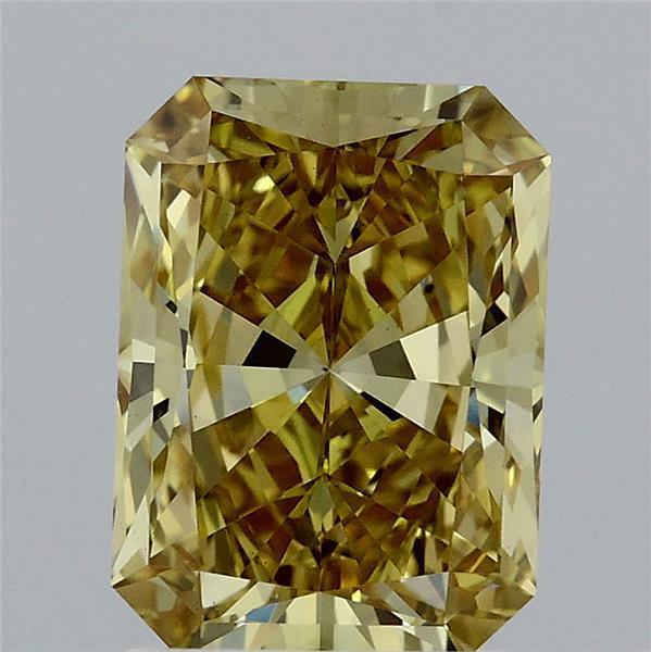 2.01 Ct. Fancy Vivid Yellow Radiant Lab Grown Diamond