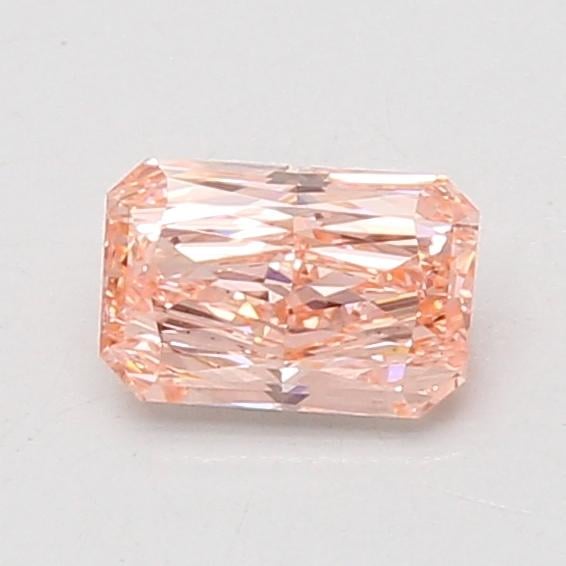 0.74 Ct. Fancy Vivid Pink Radiant Lab Grown Diamond