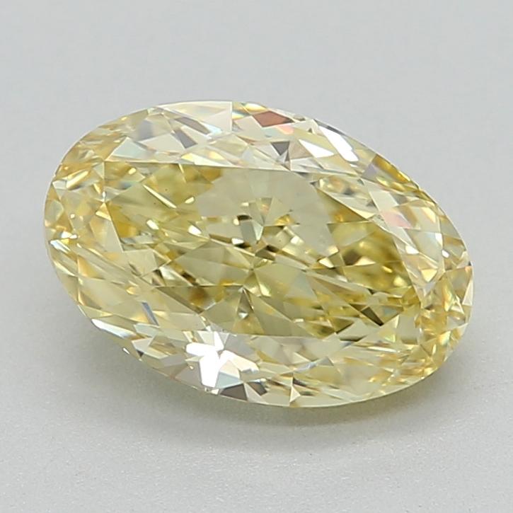 1.88 Ct. Fancy Intense  Yellow Oval Lab Grown Diamond