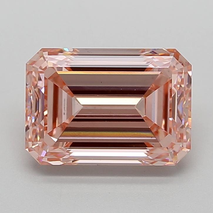 4.00 Ct. Fancy Intense  Pink Emerald Lab Grown Diamond