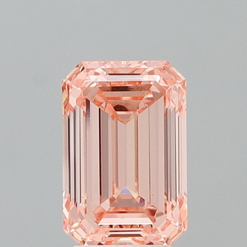 3.97 Ct. Fancy Intense Pink Emerald Lab Grown Diamond
