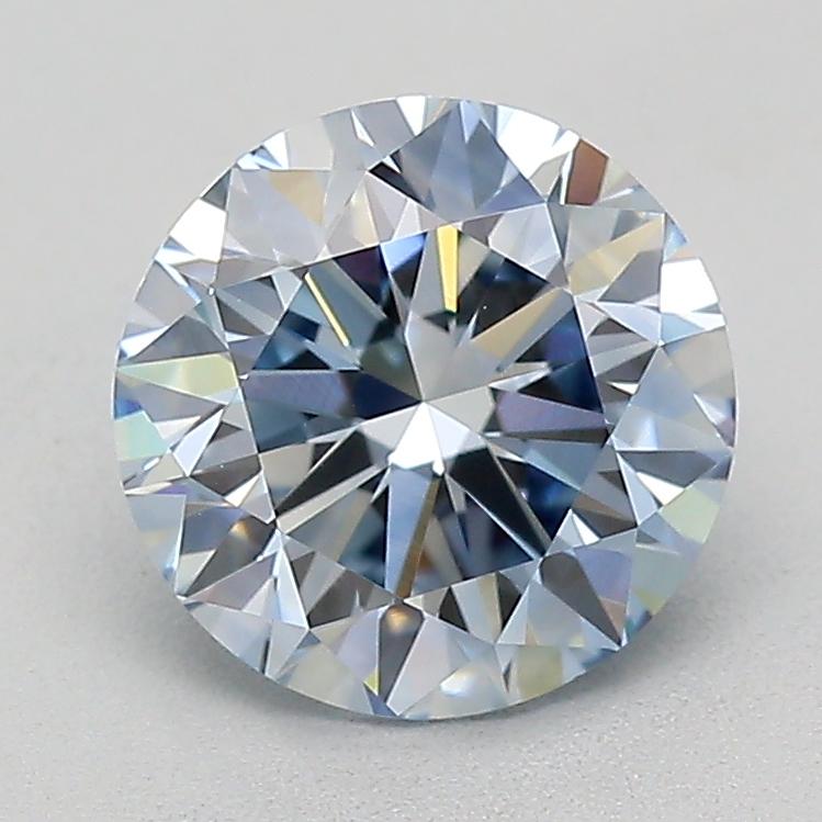 1.01 Ct. Fancy  Blue Round Lab Grown Diamond