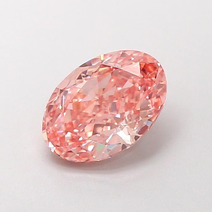 1.63 Ct. Fancy Vivid  Pink Oval Lab Grown Diamond