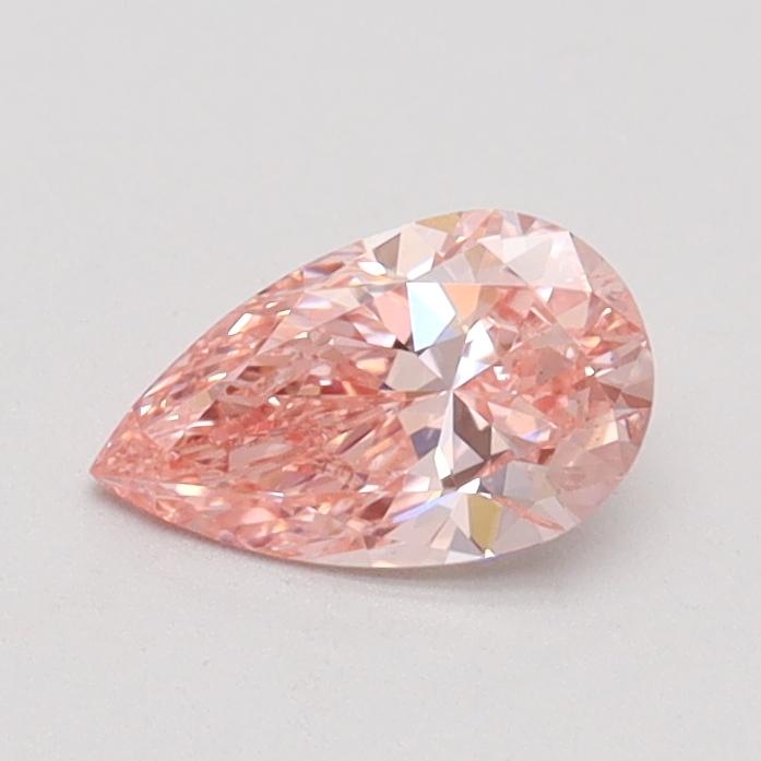 0.51 Ct. Fancy Intense Pink Pear Lab Grown Diamond