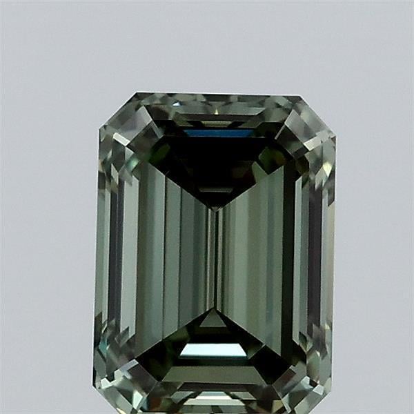1.04 Ct. Fancy Vivid  Green Emerald Lab Grown Diamond