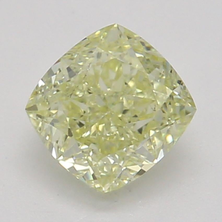 0.40 Ct. Fancy Yellow Cushion Diamond