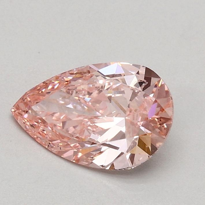 0.50 Ct. Fancy Vivid Pink Pear Lab Grown Diamond