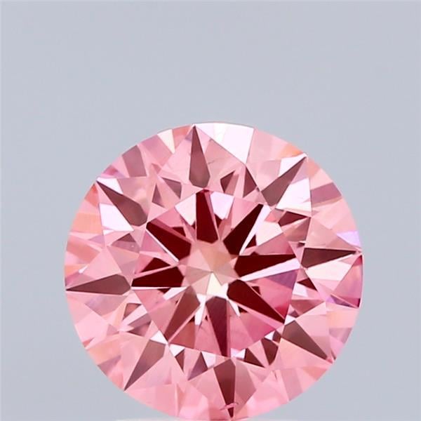 2.06 Ct. Fancy Vivid  Pink Round Lab Grown Diamond
