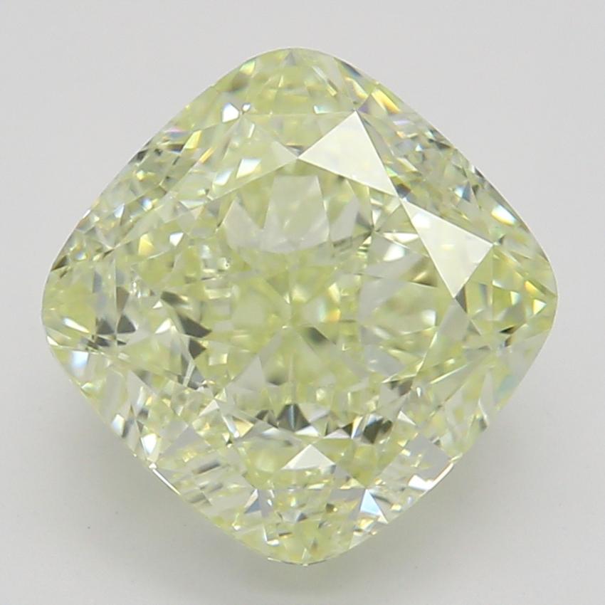 2.03 Ct. Fancy Light Yellow Cushion Diamond