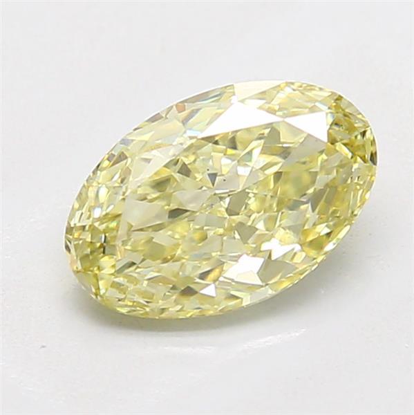 1.00 Ct. Fancy Intense Yellow Oval Lab Grown Diamond
