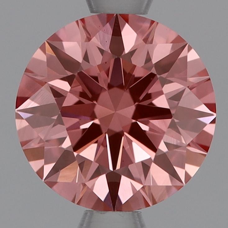1.04 Ct. Fancy Vivid Pink Round Lab Grown Diamond