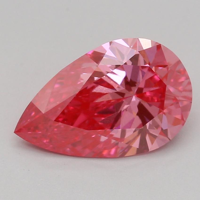 1.04 Ct. Fancy Vivid Pink Pear Lab Grown Diamond