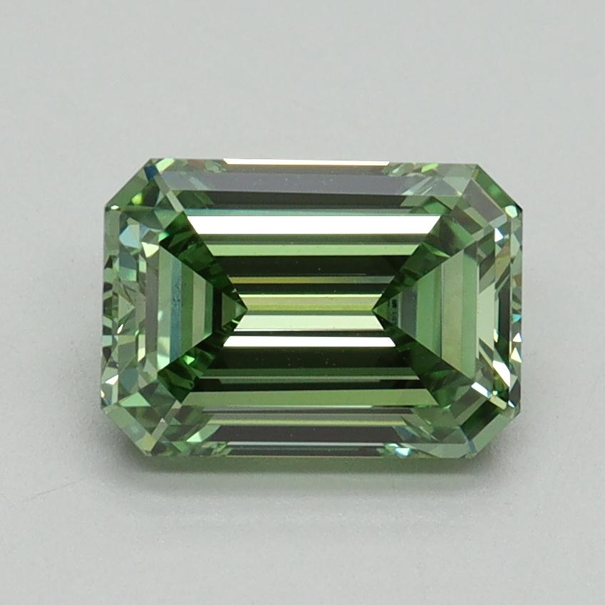 1.56 Ct. Fancy Vivid Green Emerald Lab Grown Diamond