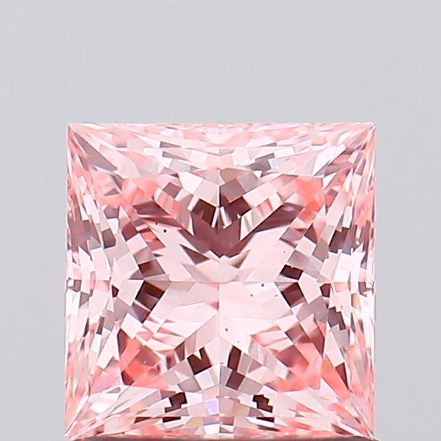 1.03 Ct. Fancy Vivid Pink Princess Lab Grown Diamond