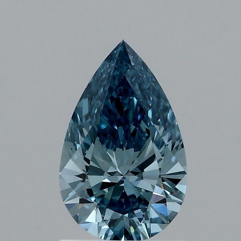 1.02 Ct. Fancy Vivid Blue Pear Lab Grown Diamond