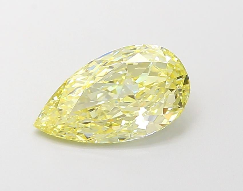1.68 Ct. Fancy Intense Yellow Pear Lab Grown Diamond