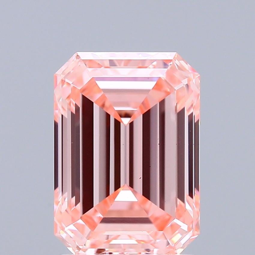 2.15 Ct. Fancy Intense Pink Emerald Lab Grown Diamond