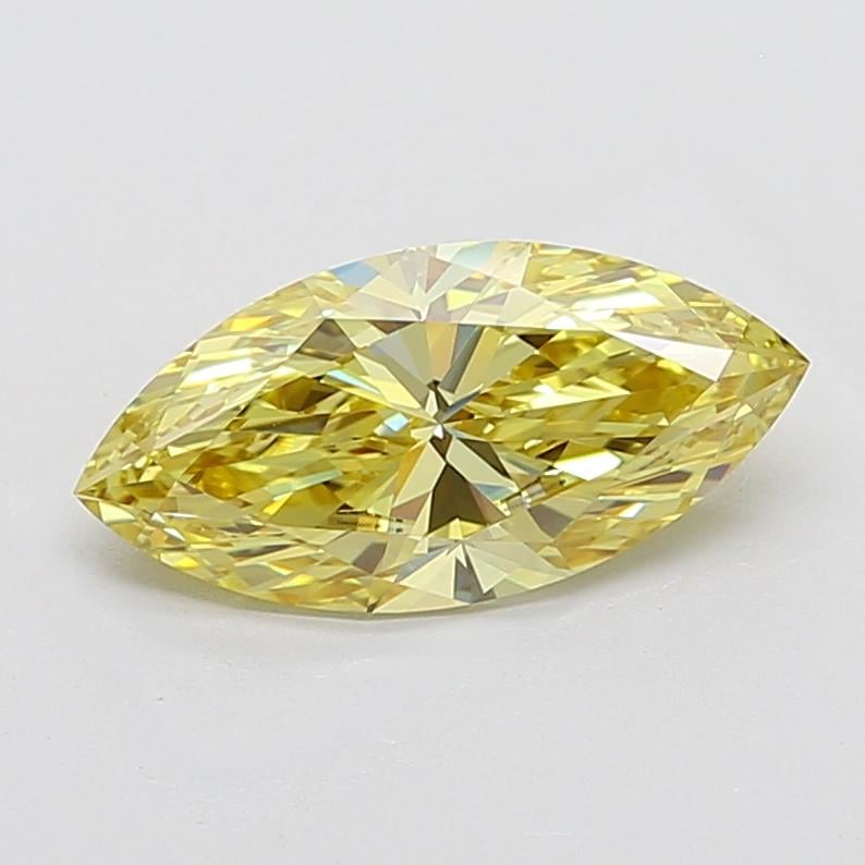 2.8 Ct. Fancy Intense Yellow Marquise Lab Grown Diamond