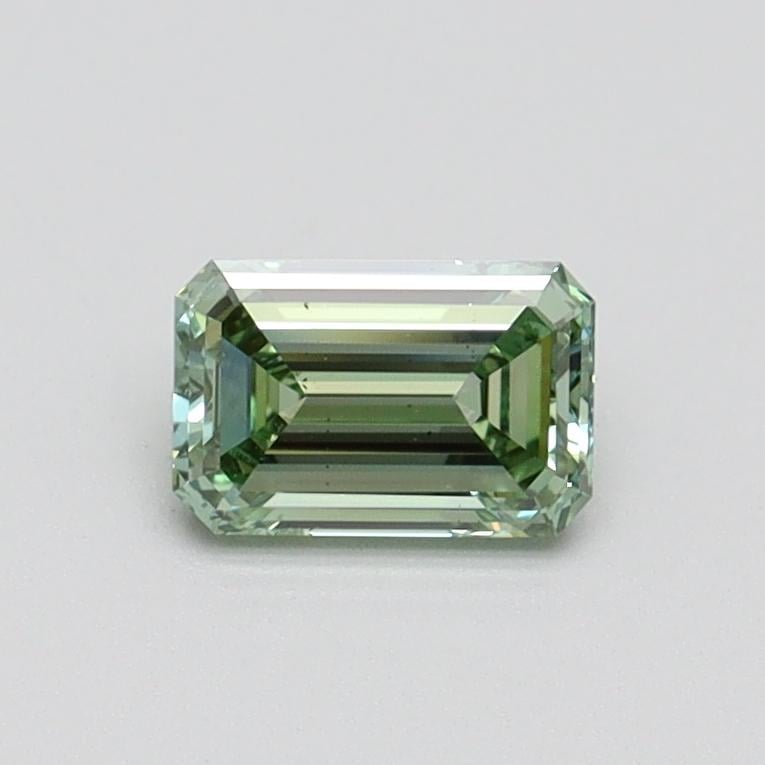 0.50 Ct. Fancy Intense Green Emerald Lab Grown Diamond
