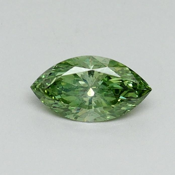 0.30 Ct. Fancy Vivid Green Marquise Lab Grown Diamond