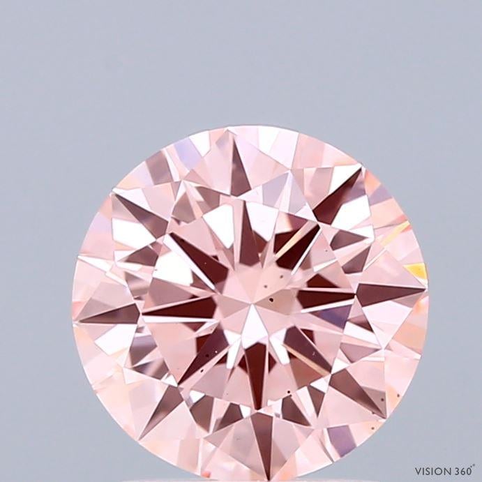 1.88 Ct. Fancy Intense  Pink Round Lab Grown Diamond