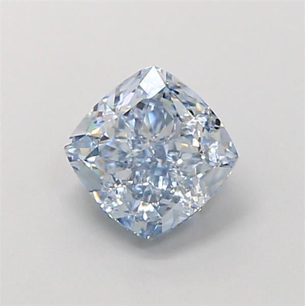 1.04 Ct. Fancy Intense Blue Cushion Lab Grown Diamond