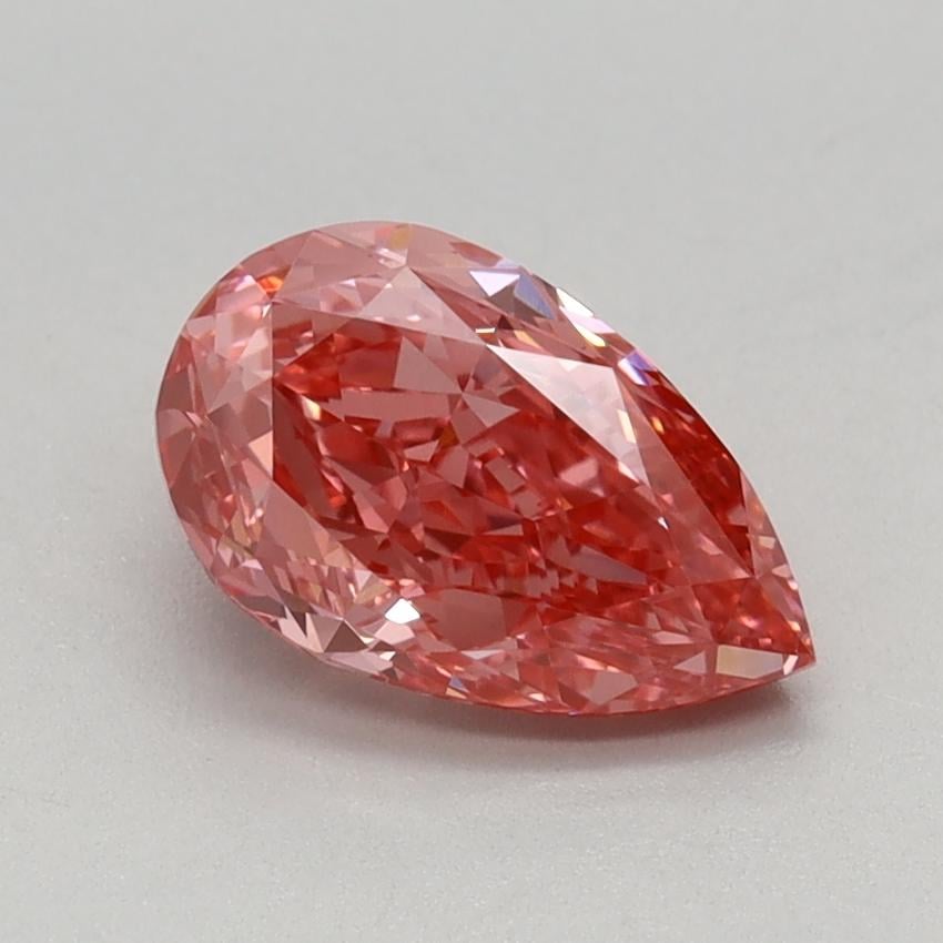 1.04 Ct. Fancy Vivid Pink Pear Lab Grown Diamond