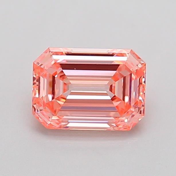 0.94 Ct. Fancy Vivid  Pink Emerald Lab Grown Diamond