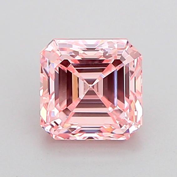 1.01 Ct. Fancy Pink Asscher Lab Grown Diamond