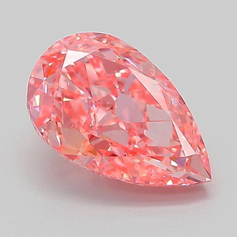 2.03 Ct. Fancy Vivid Pink Pear Lab Grown Diamond