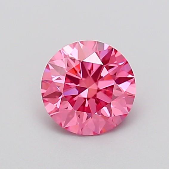 1.09 Ct. Fancy Vivid  Pink Round Lab Grown Diamond