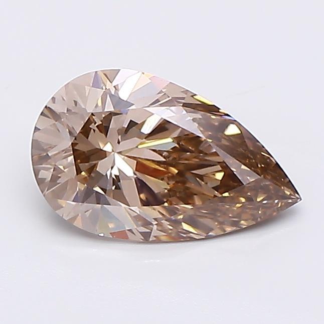 1.08 Ct. Fancy Light  Brown Pear Lab Grown Diamond