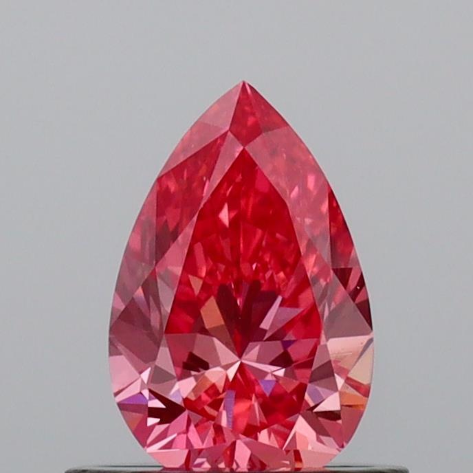 0.57 Ct. Fancy Vivid Pink Pear Lab Grown Diamond