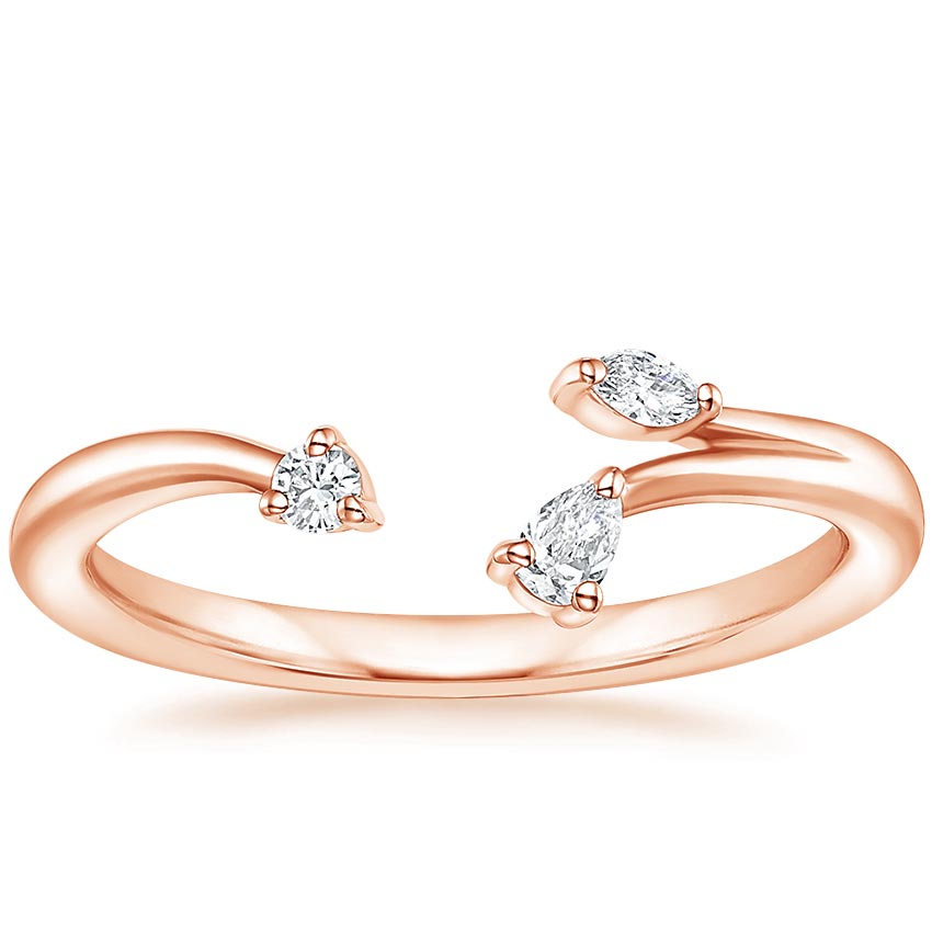 Rose Gold Wisteria Diamond Ring