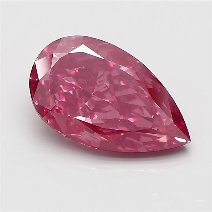 3.04 Ct. Fancy Vivid Pink Pear Lab Grown Diamond