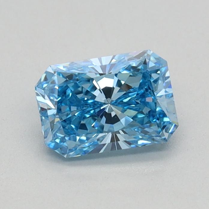 0.46 Ct. Fancy Vivid Blue Radiant Lab Grown Diamond