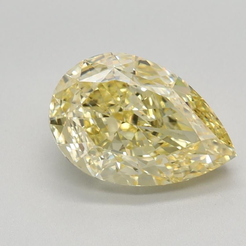 1.89 Ct. Fancy Intense Yellow Pear Lab Grown Diamond