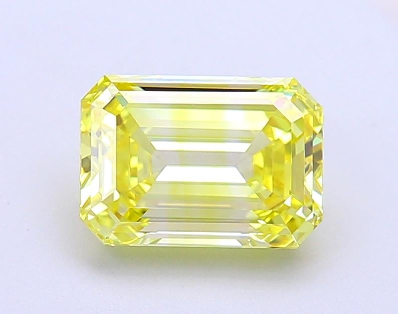 2.08 Ct. Fancy Vivid Yellow Emerald Lab Grown Diamond