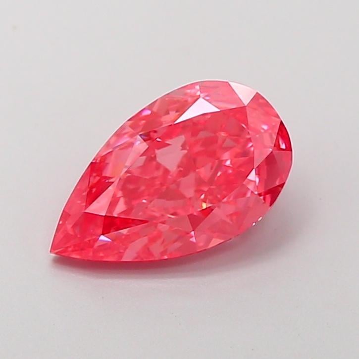 1.75 Ct. Fancy Vivid  Pink Pear Lab Grown Diamond