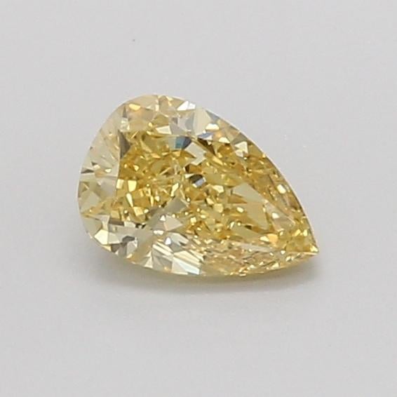 0.50 Ct. Fancy Intense Yellow Pear Lab Grown Diamond