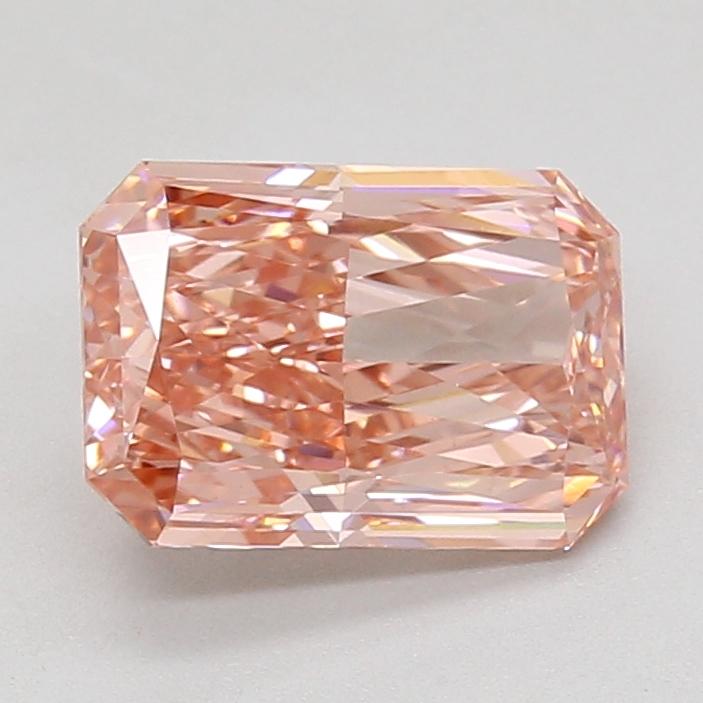 2.58 Ct. Fancy Vivid Pink Radiant Lab Grown Diamond