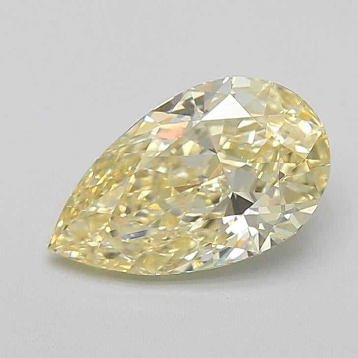 2.03 Ct. Fancy Light  Yellow Pear Lab Grown Diamond