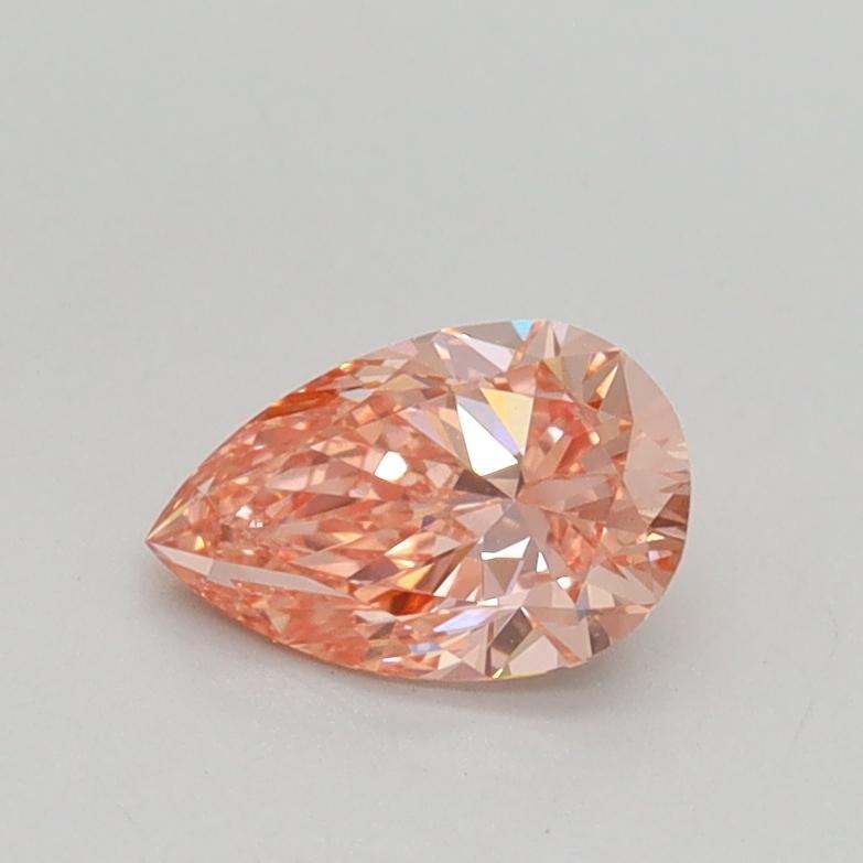 0.50 Ct. Fancy Intense Pink Pear Lab Grown Diamond
