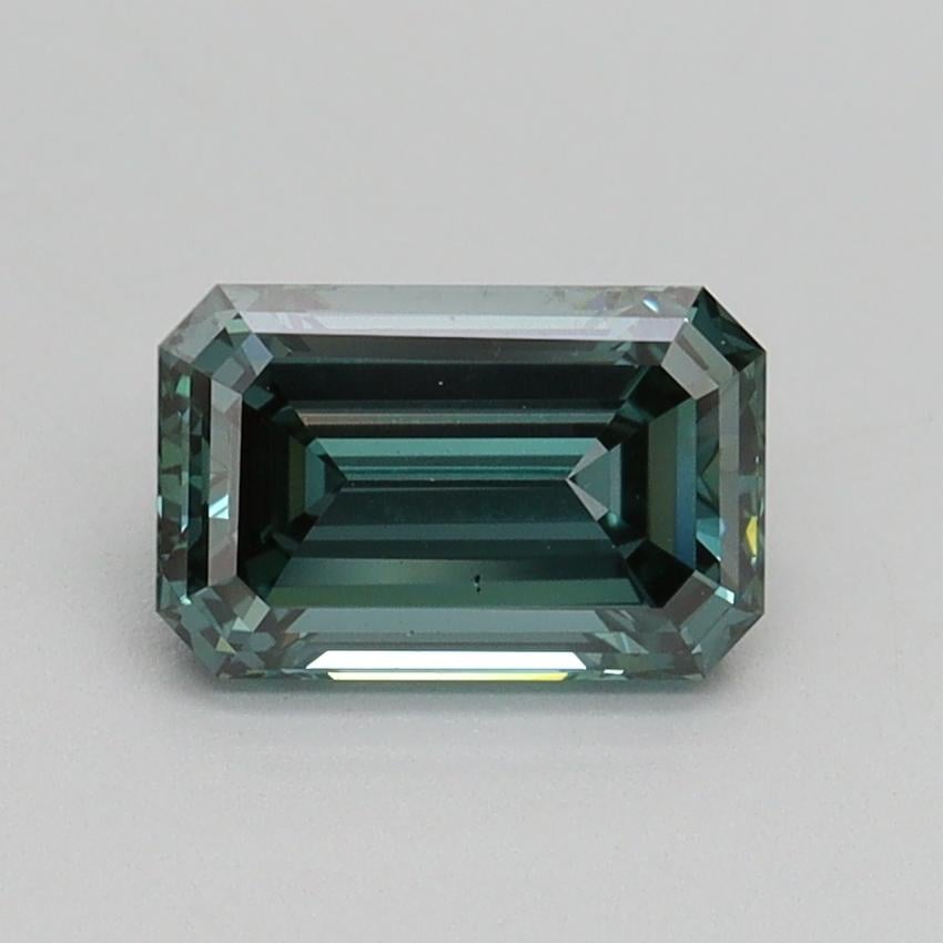 1.11 Ct. Fancy Vivid Green Emerald Lab Grown Diamond