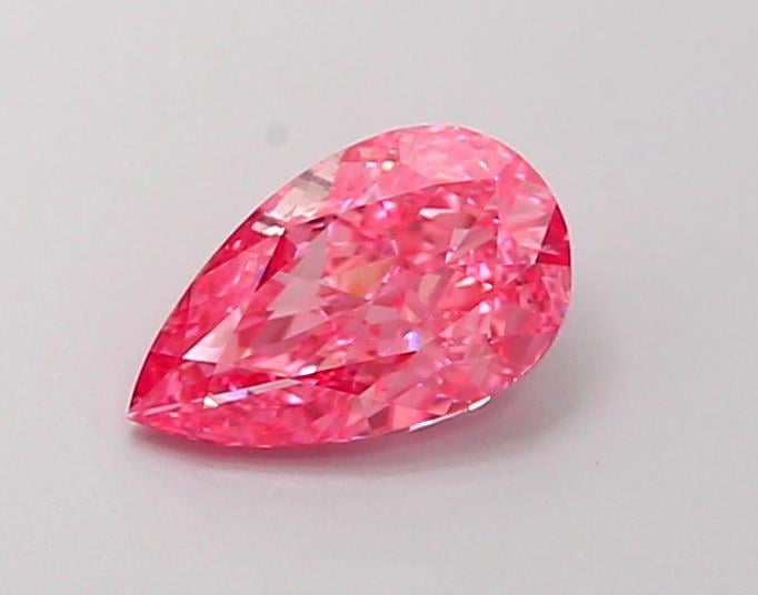 1.02 Ct. Fancy Vivid  Pink Pear Lab Grown Diamond