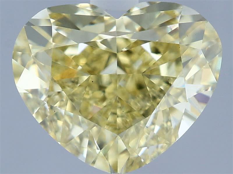 2.05 Ct. Fancy Intense  Yellow Heart Lab Grown Diamond